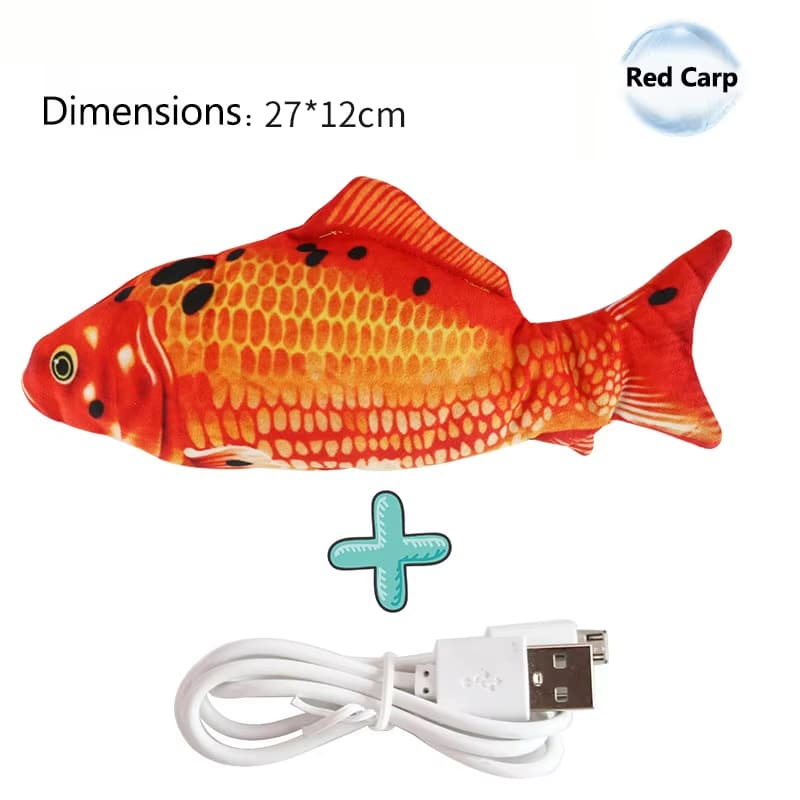 Smart fish toy cat